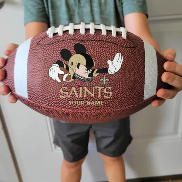 New Orleans Saints Football Ball MK Mouser Special Ball Personalized Gift For Fans AZBALL049 - Image 3
