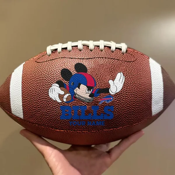 Buffalo Bills Football Ball MK Mouser Special Ball Personalized Gift For Fans AZBALL052 - Image 2