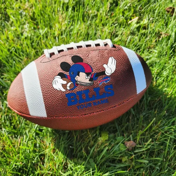 Buffalo Bills Football Ball MK Mouser Special Ball Personalized Gift For Fans AZBALL052