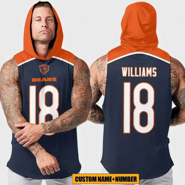 Chicago Bears Sleeveless Pullover Hoodie Trending 2025 AZHTT367
