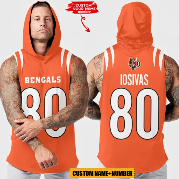 Cincinnati Bengals Sleeveless Pullover Hoodie Trending 2025 AZHTT368