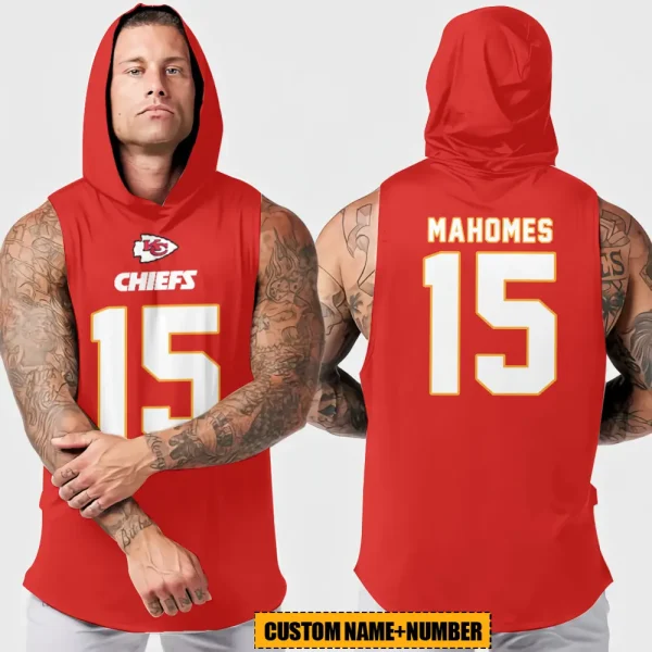 Kansas City Chiefs Sleeveless Pullover Hoodie Trending 2025 AZHTT377