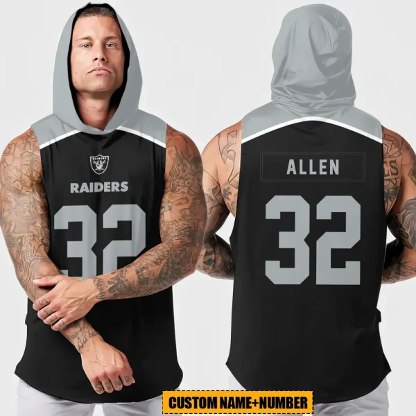 Las Vegas Raiders Sleeveless Pullover Hoodie Trending 2025 AZHTT378