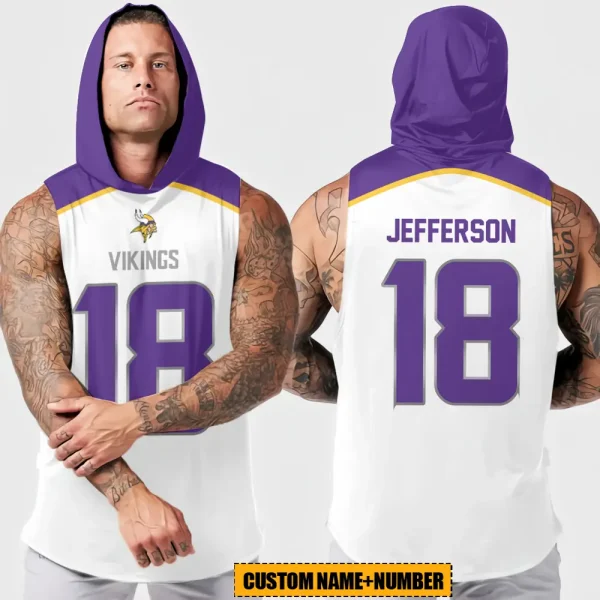Minnesota Vikings Sleeveless Pullover Hoodie Trending 2025 AZHTT382
