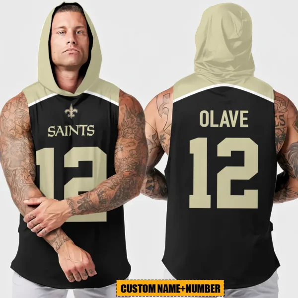 New Orleans Saints Sleeveless Pullover Hoodie Trending 2025 AZHTT384