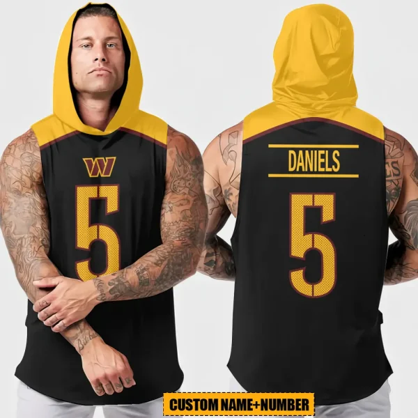 Washington Commanders Sleeveless Pullover Hoodie Trending 2025 AZHTT393