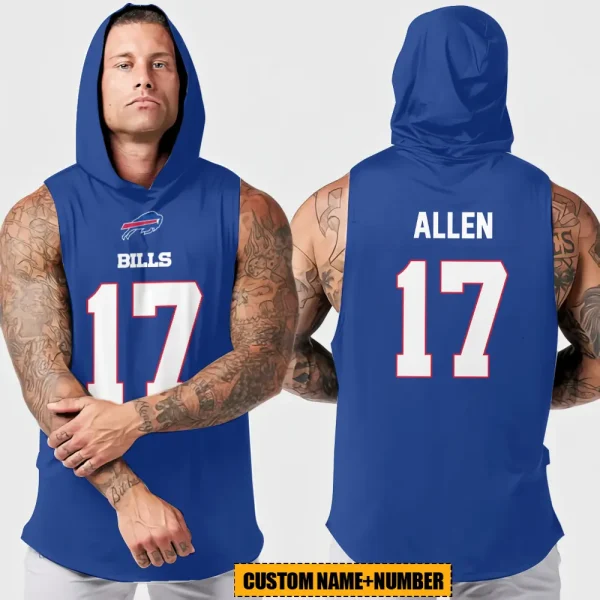 Buffalo Bills Sleeveless Pullover Hoodie Trending 2025 AZHTT398
