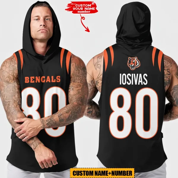 Cincinnati Bengals Sleeveless Pullover Hoodie Trending 2025 AZHTT401
