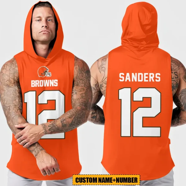 Cleveland Browns Sleeveless Pullover Hoodie Trending 2025 AZHTT402