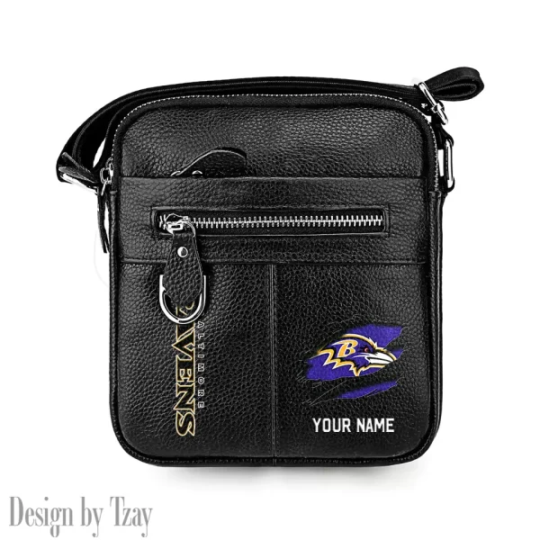 Baltimore Ravens Men's Fashion Shoulder Bag Trending 2025 SPTMFSB003 - Image 2