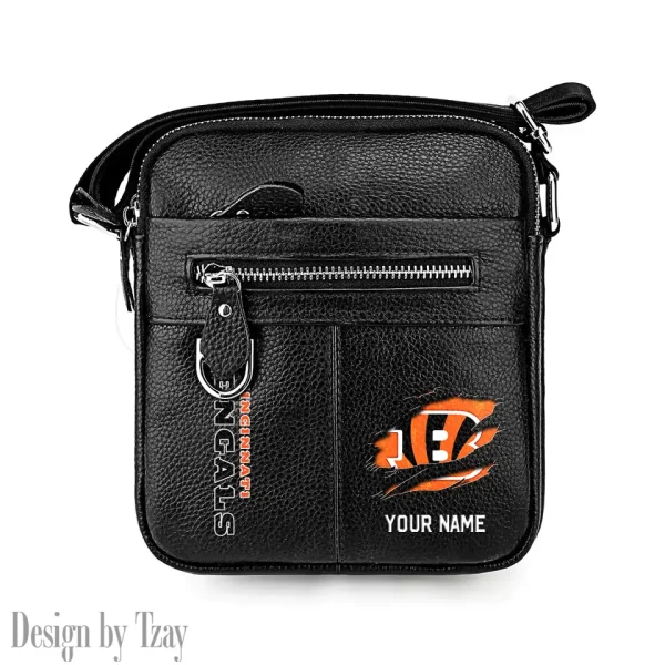Cincinnati Bengals Men's Fashion Shoulder Bag Trending 2025 SPTMFSB007 - Image 2