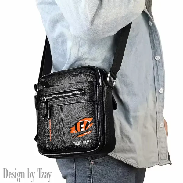 Cincinnati Bengals Men's Fashion Shoulder Bag Trending 2025 SPTMFSB007 - Image 4
