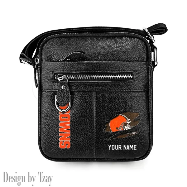 Cleveland Browns Men's Fashion Shoulder Bag Trending 2025 SPTMFSB008 - Image 4