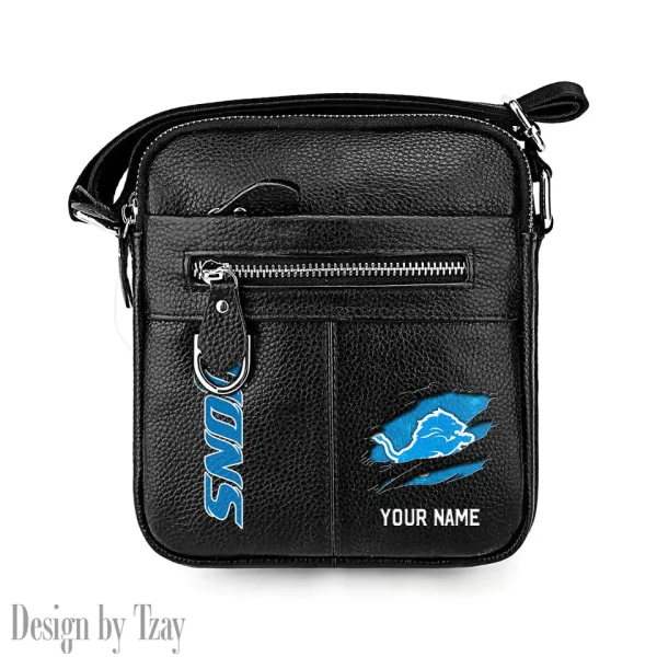 Detroit Lions Men's Fashion Shoulder Bag Trending 2025 SPTMFSB011 - Image 2