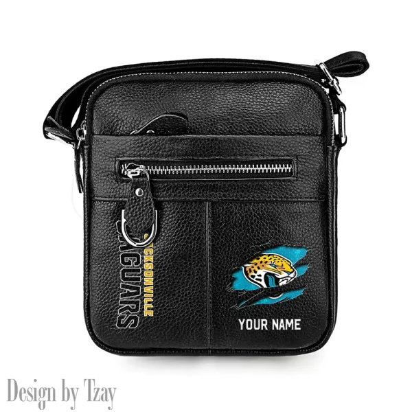 Jacksonville Jaguars Men's Fashion Shoulder Bag Trending 2025 SPTMFSB015 - Image 2