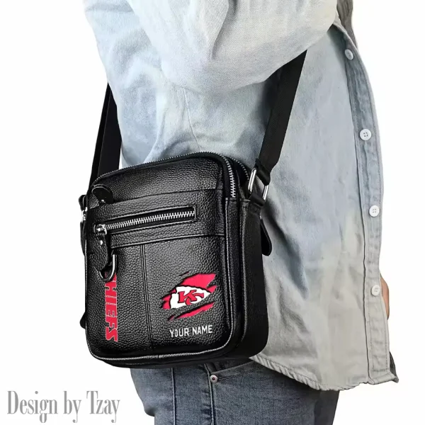 Kansas City Chiefs Men's Fashion Shoulder Bag Trending 2025 SPTMFSB016