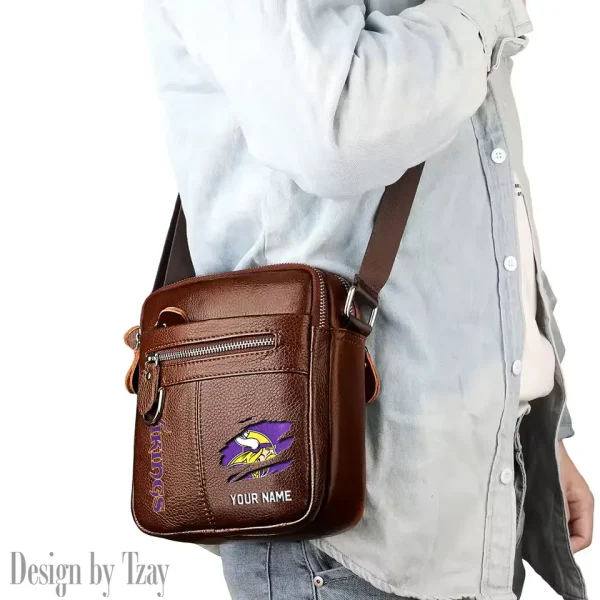 Minnesota Vikings Men's Fashion Shoulder Bag Trending 2025 SPTMFSB021