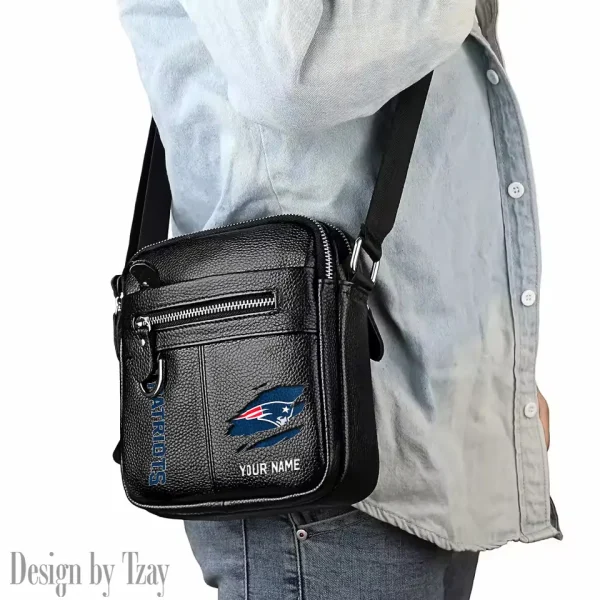 New England Patriots Men's Fashion Shoulder Bag Trending 2025 SPTMFSB022
