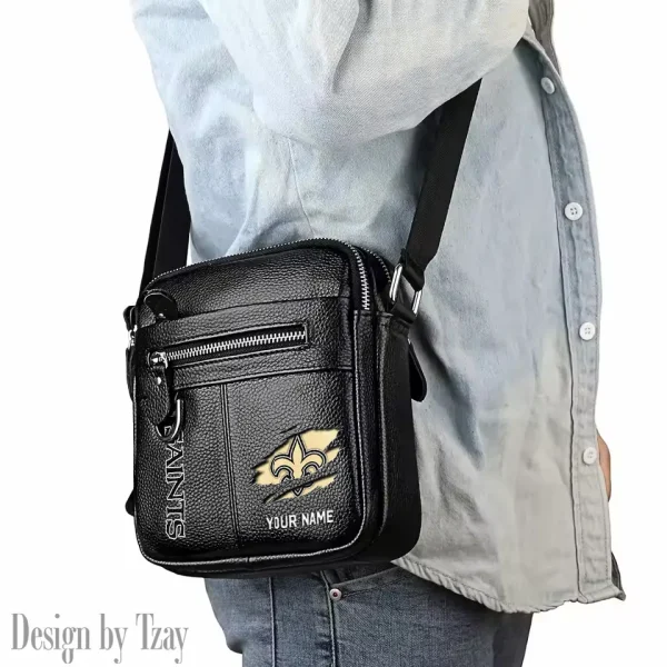 New Orleans Saints Men's Fashion Shoulder Bag Trending 2025 SPTMFSB023