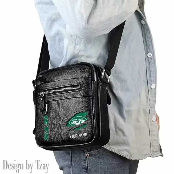 New York Jets Men's Fashion Shoulder Bag Trending 2025 SPTMFSB025