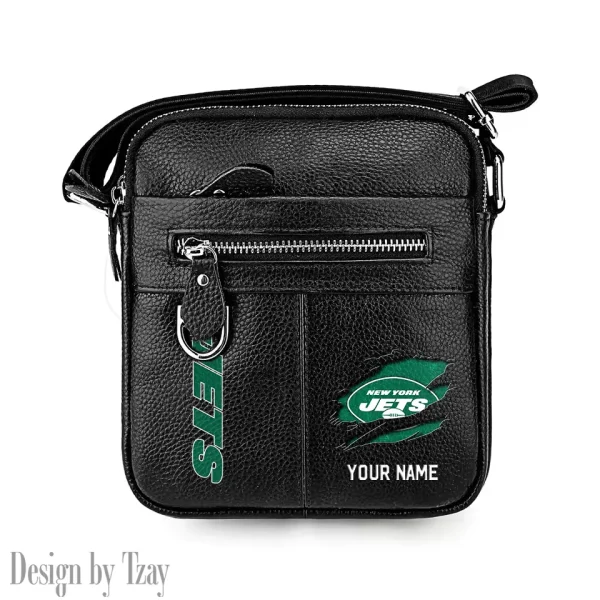 New York Jets Men's Fashion Shoulder Bag Trending 2025 SPTMFSB025 - Image 3