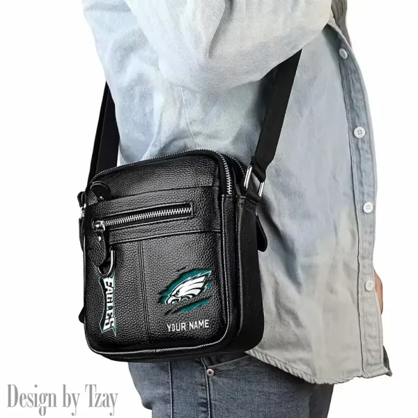 Philadelphia Eagles Men's Fashion Shoulder Bag Trending 2025 SPTMFSB026 - Image 4
