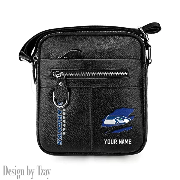 Seattle Seahawks Men's Fashion Shoulder Bag Trending 2025 SPTMFSB029 - Image 2