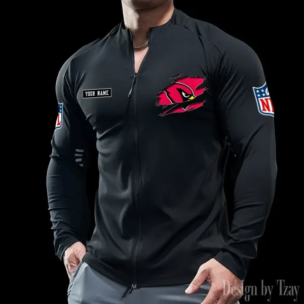 Arizona Cardinals Cycling Men Jersey Long Sleeve Thin Trending 2025 SPTCMJST001 - Image 2