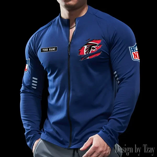 Atlanta Falcons Cycling Men Jersey Long Sleeve Thin Trending 2025 SPTCMJST002 - Image 3