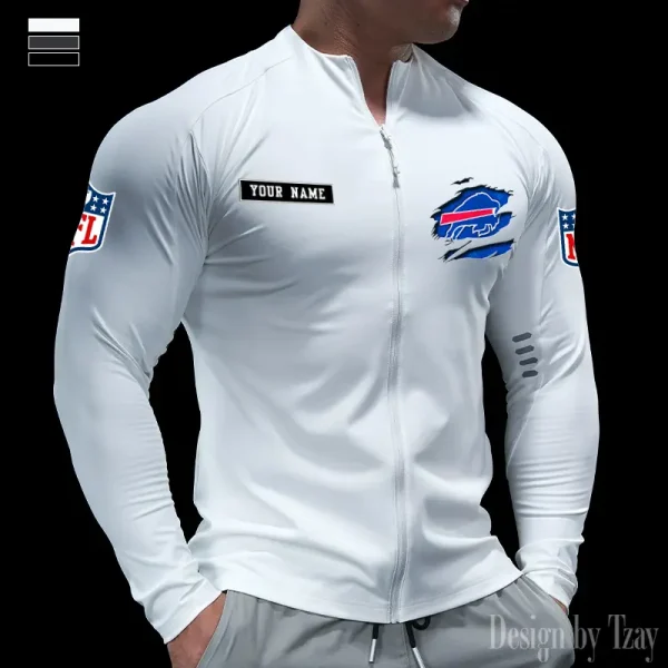 Buffalo Bills Cycling Men Jersey Long Sleeve Thin Trending 2025 SPTCMJST004 - Image 2