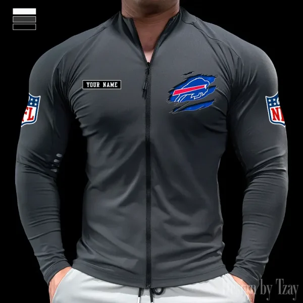 Buffalo Bills Cycling Men Jersey Long Sleeve Thin Trending 2025 SPTCMJST004 - Image 4