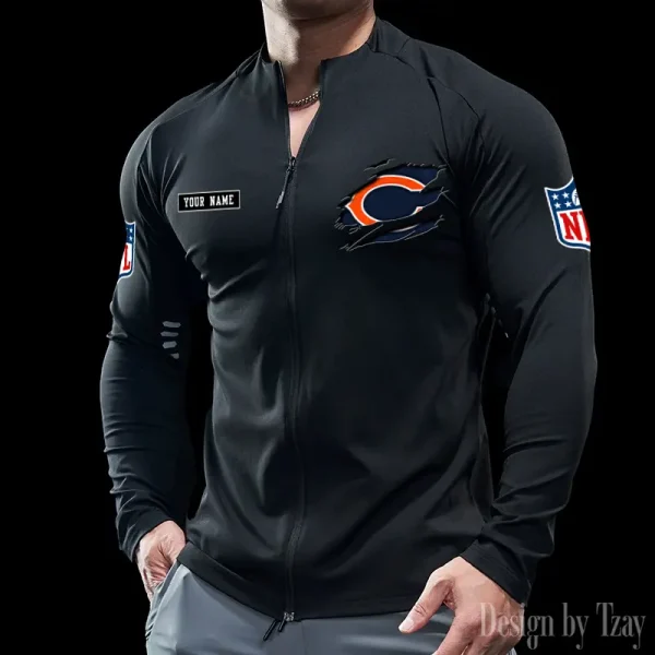 Chicago Bears Cycling Men Jersey Long Sleeve Thin Trending 2025 SPTCMJST006