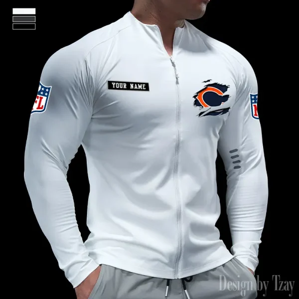 Chicago Bears Cycling Men Jersey Long Sleeve Thin Trending 2025 SPTCMJST006 - Image 3