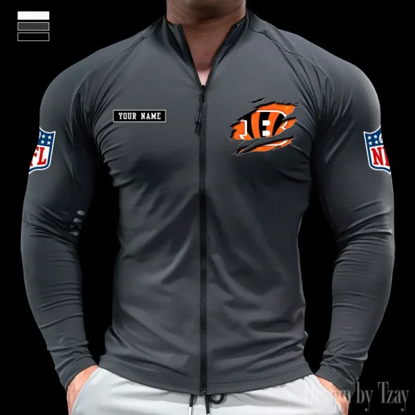 Cincinnati Bengals Cycling Men Jersey Long Sleeve Thin Trending 2025 SPTCMJST007