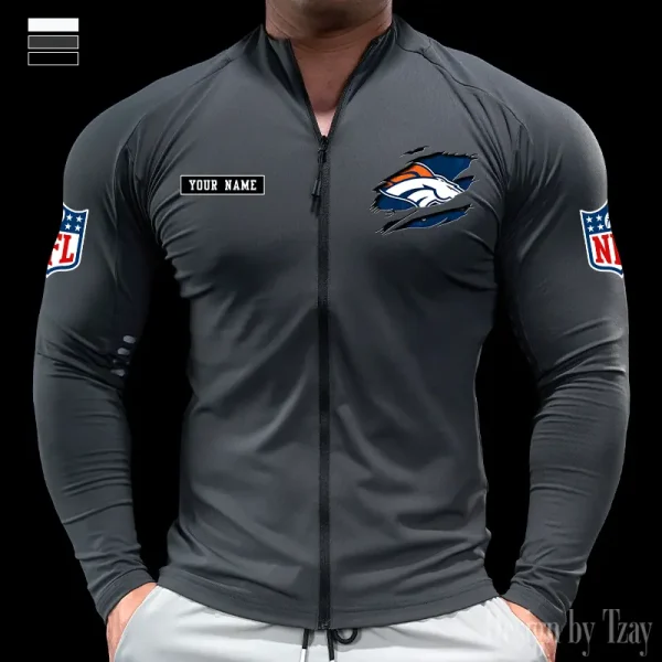 Denver Broncos Cycling Men Jersey Long Sleeve Thin Trending 2025 SPTCMJST010