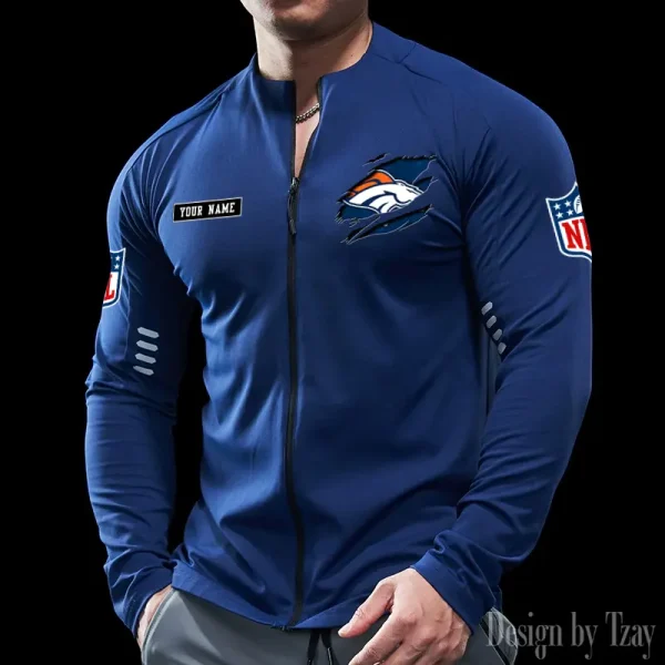Denver Broncos Cycling Men Jersey Long Sleeve Thin Trending 2025 SPTCMJST010 - Image 2