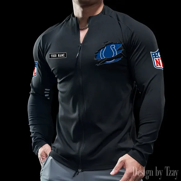 Indianapolis Colts Cycling Men Jersey Long Sleeve Thin Trending 2025 SPTCMJST014