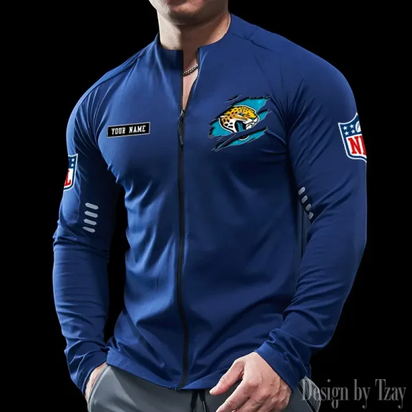 Jacksonville Jaguars Cycling Men Jersey Long Sleeve Thin Trending 2025 SPTCMJST015