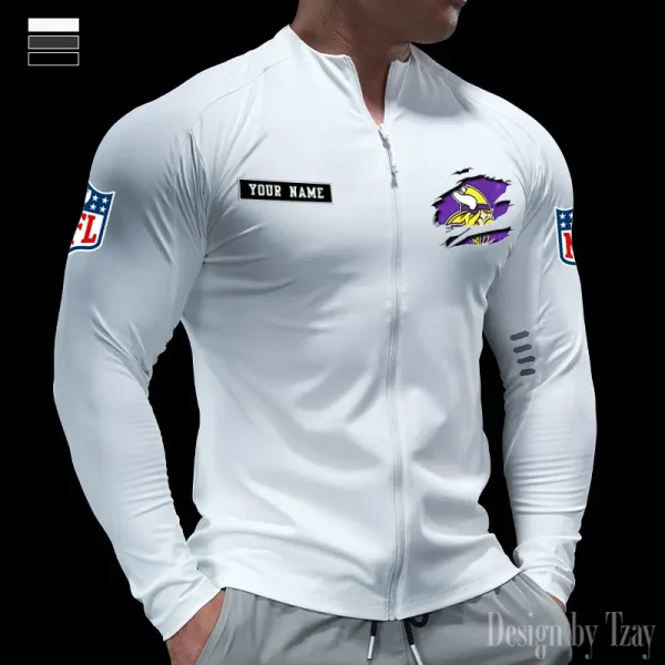 Minnesota Vikings Cycling Men Jersey Long Sleeve Thin Trending 2025 SPTCMJST021 - Image 2