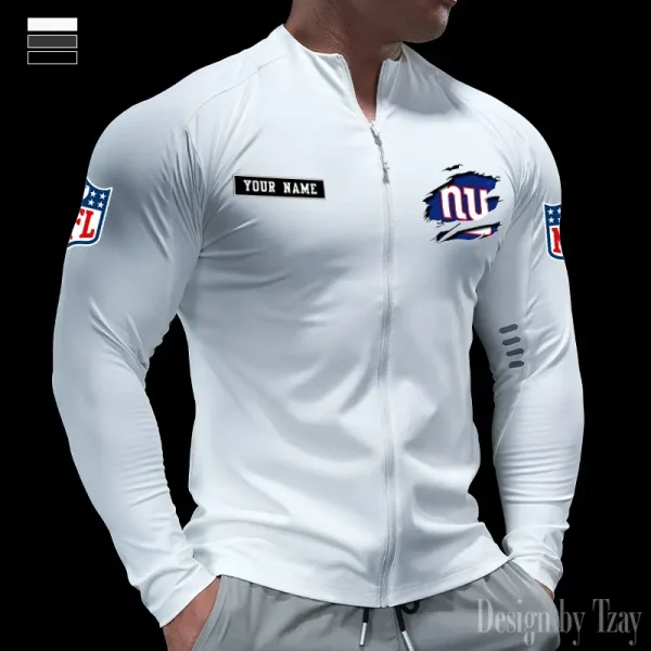 New York Giants Cycling Men Jersey Long Sleeve Thin Trending 2025 SPTCMJST024 - Image 2