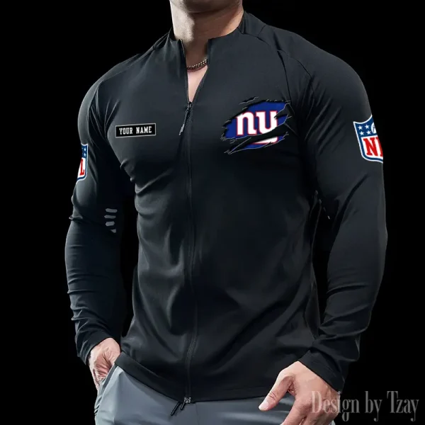 New York Giants Cycling Men Jersey Long Sleeve Thin Trending 2025 SPTCMJST024 - Image 3