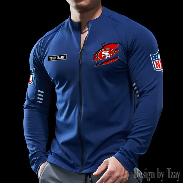 San Francisco 49ers Cycling Men Jersey Long Sleeve Thin Trending 2025 SPTCMJST028 - Image 4