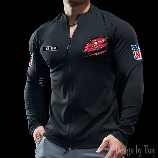Tampa Bay Buccaneers Cycling Men Jersey Long Sleeve Thin Trending 2025 SPTCMJST030 - Image 2