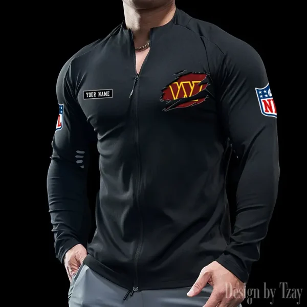 Washington Commanders Cycling Men Jersey Long Sleeve Thin Trending 2025 SPTCMJST032 - Image 4