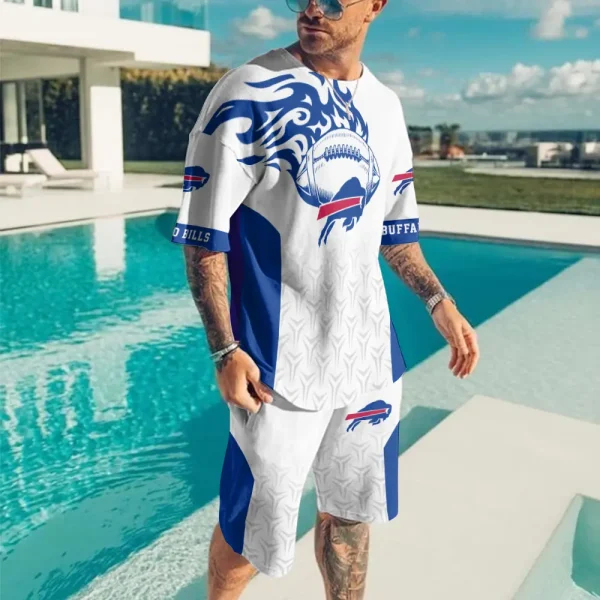 Buffalo Bills Limited Edition Summer Collection T-shirt And Shorts Set AZTS1528