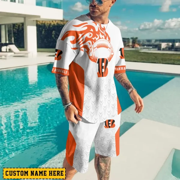 Cincinnati Bengals Limited Edition Summer Collection T-shirt And Shorts Set AZTS1532