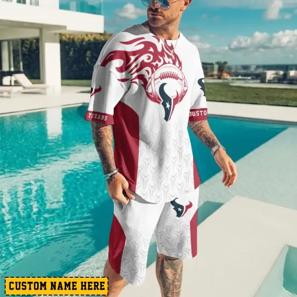 Houston Texans Limited Edition Summer Collection T-shirt And Shorts Set AZTS1537