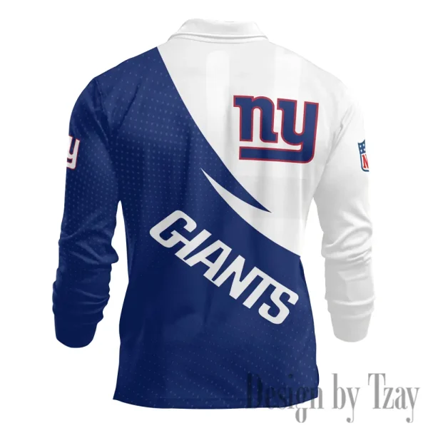 New York Giants Fashion Men's Business Long Sleeve T-Shirt SPTLSPS383 - Image 3