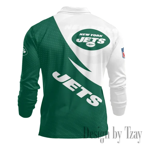 New York Jets Fashion Men's Business Long Sleeve T-Shirt SPTLSPS384 - Image 3