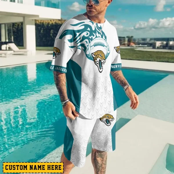 Jacksonville Jaguars Limited Edition Summer Collection T-shirt And Shorts Set AZTS1540
